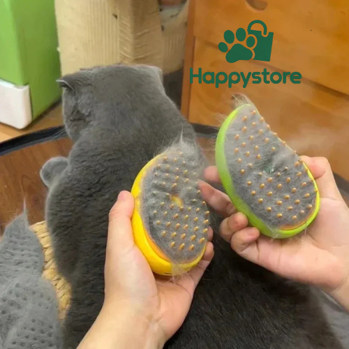 Cepillo Peine a Vapor para Mascotas