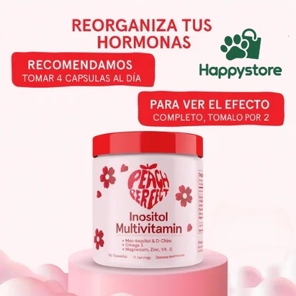 PEACH PERFECT MULTIVITAMINICO INOSITOL 120 CAP