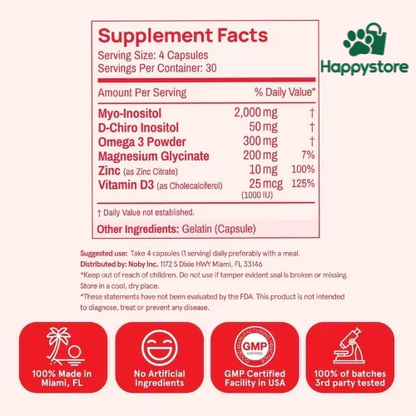 PEACH PERFECT MULTIVITAMINICO INOSITOL 120 CAP