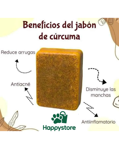 JABÓN NATURAL DE CÚRCUMA