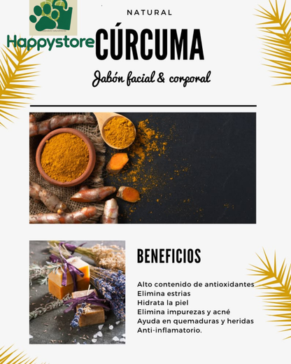 JABÓN NATURAL DE CÚRCUMA